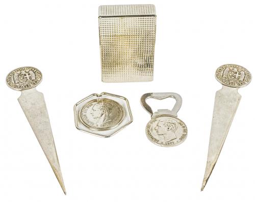 LOTE VARIADO DE PLATA DEL ÚLTIMO TERCIO DE S. XX