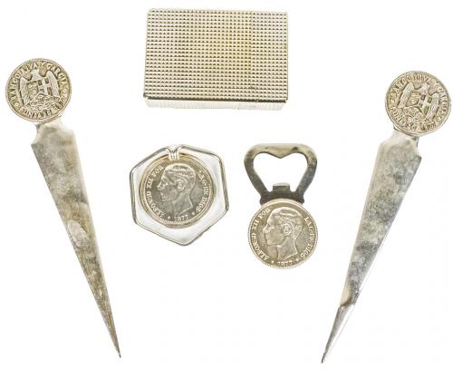 LOTE VARIADO DE PLATA DEL ÚLTIMO TERCIO DE S. XX