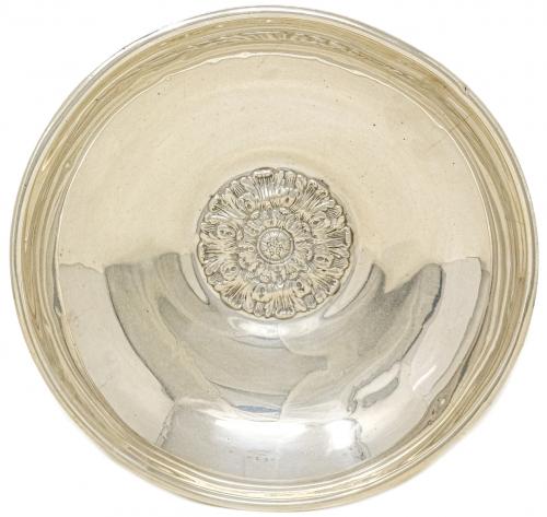 CENTRO DE MESA DE PLATA DE LOS AÑOS 70