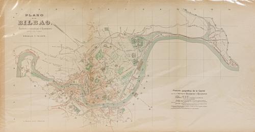 PLANO LITOGRÁFICO DE BILBAO