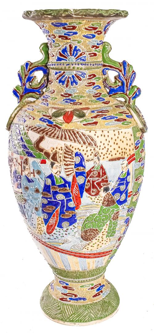 JARRÓN DE PORCELANA JAPONESA