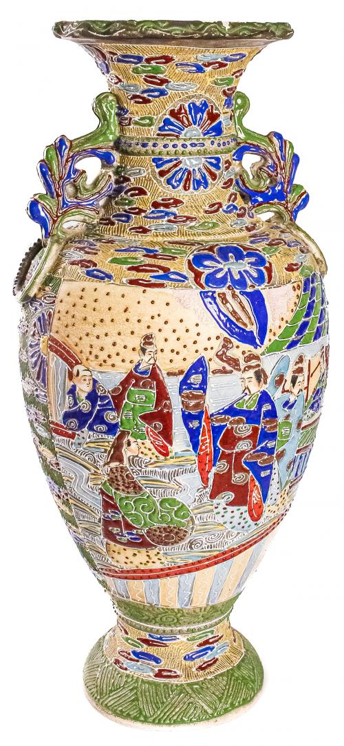 JARRÓN DE PORCELANA JAPONESA