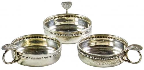 TRES CATAVINOS EN PLATA DEL ÚLTIMO CUARTO DEL S.XX