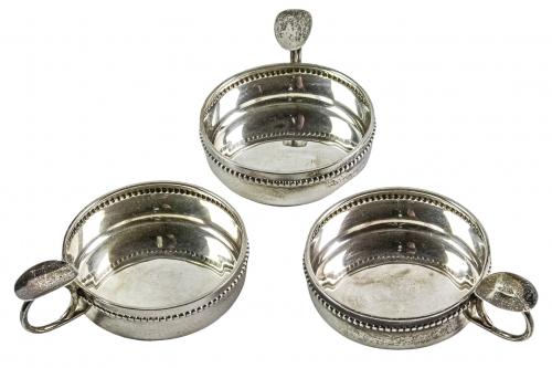 TRES CATAVINOS EN PLATA DEL ÚLTIMO CUARTO DEL S.XX