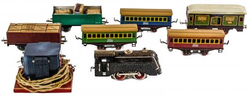 TREN DE JUGUETE "PAYÀ" DE LOS AÑOS 50