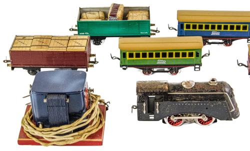 TREN DE JUGUETE "PAYÀ" DE LOS AÑOS 50