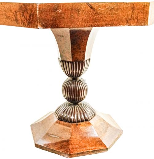MESA OCTOGONAL INGLESA PEL PRIMER TERCIO DE SIGLO XIX