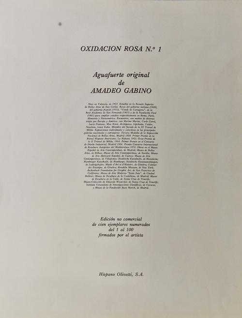 GABINO, AMADEO