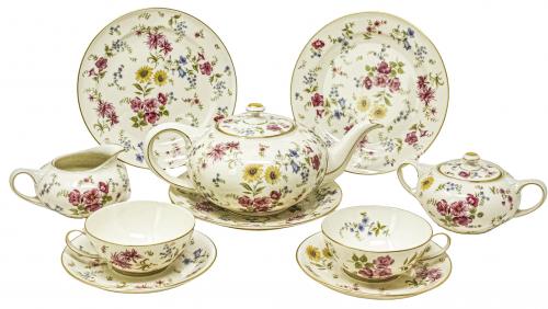 JUEGO DE TÉ DE PORCELANA ROSENTHAL