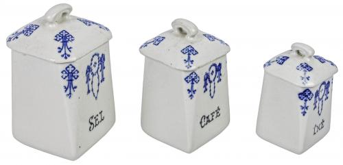TRES TARROS DE COCINA DE PRICIPIOS DEL S.XX