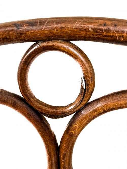 PAREJA DE SILLAS DE ESTILO "THONET" DE PRINCIPIOS DEL S.XX