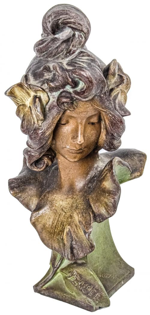 PEQUEÑO BUSTO MODERNISTA DE PRINCIPIOS DEL S.XX
