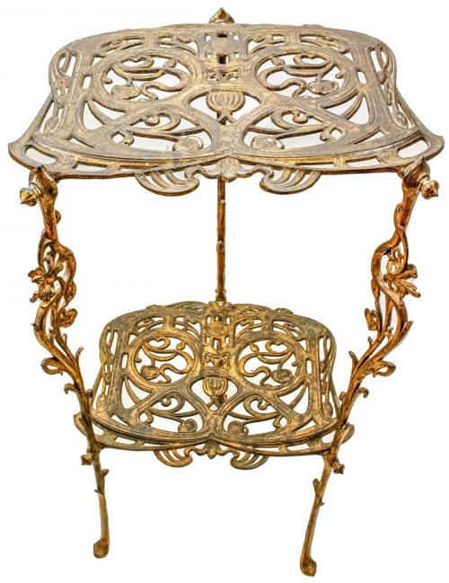 PEANA "ART NOUVEAU" EN HIERRO DE PRINCIPIOS DEL S.XX
