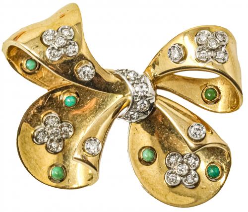 BROCHE LAZO DE LOS AÑOS 40