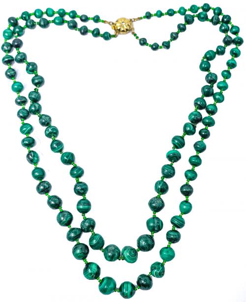 COLLAR DE MALAQUITA