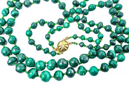 COLLAR DE MALAQUITA