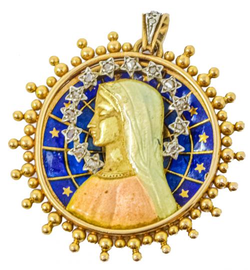 MEDALLA DEVOCIONAL DE LOS AÑOS 40