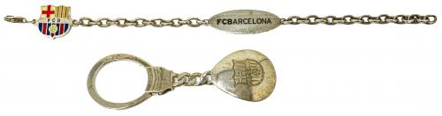 LLAVERO Y PULSERA DEL F.C.B