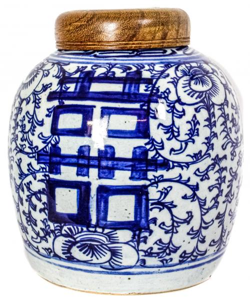  TIBOR DE PORCELANA CHINA DE FINALES DE S. XIX