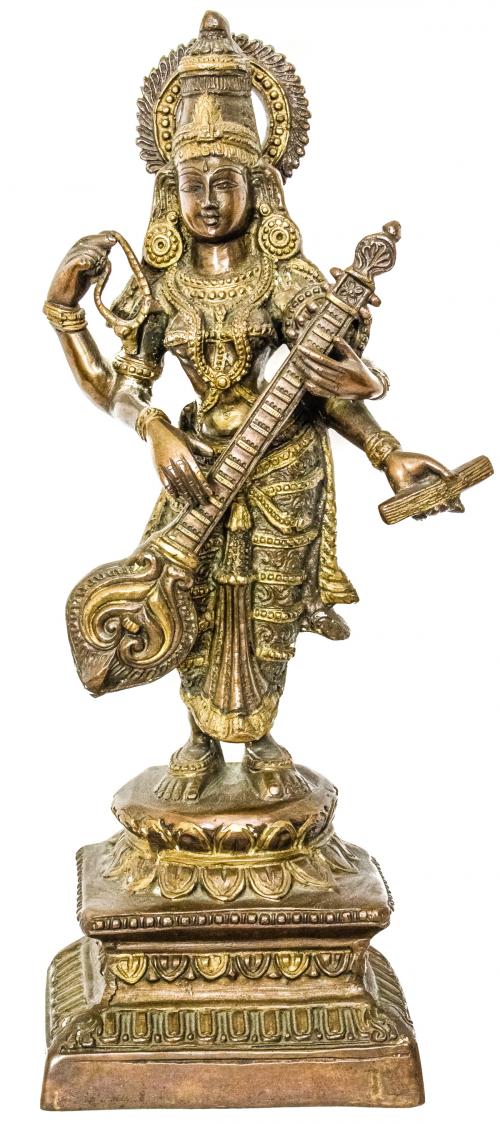 FIGURA EN BRONCE INDÚ 