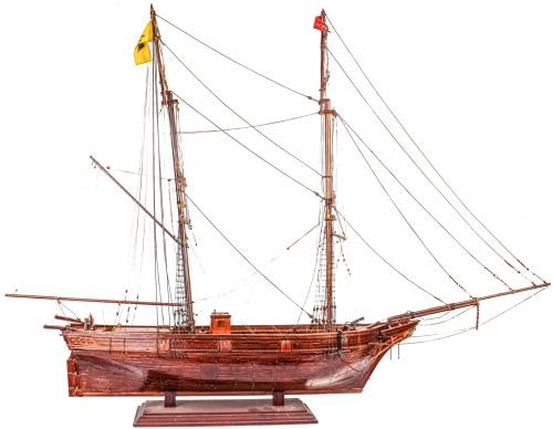 MAQUETA DE VELERO DE LOS AÑOS 70