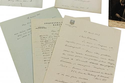 CORRESPONDENCIA DE PAU CASALS
