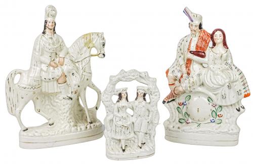 TRES FIGURAS STAFFORD DE PRINCIPIOS DEL S.XX