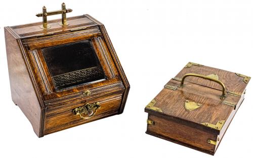 DOS CAJAS INGLESAS EN MADERA