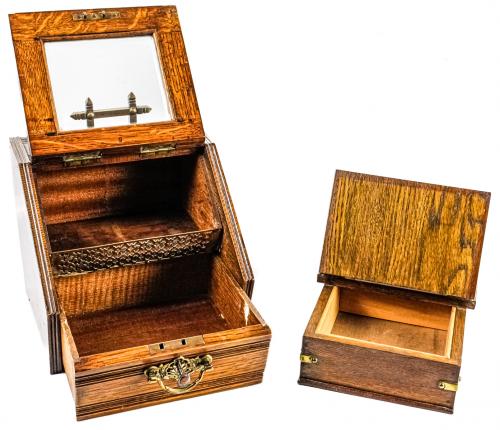DOS CAJAS INGLESAS EN MADERA