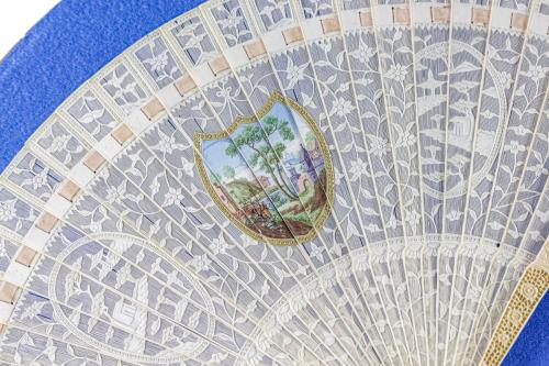 ABANICO DE BARAJA DE FINALES DEL S.XIX