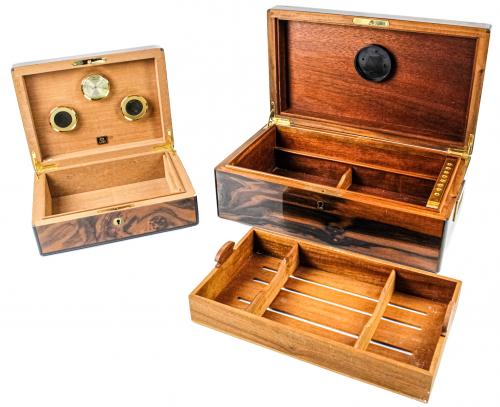 CAJA HUMIDIFICADORA PARA CIGARROS HERMÉS