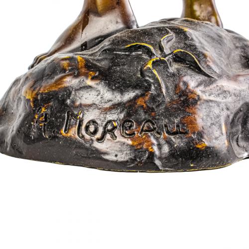 FIGURA FIRMADA A. MOREAU DEL PRIMER TERCIO DEL S.XX