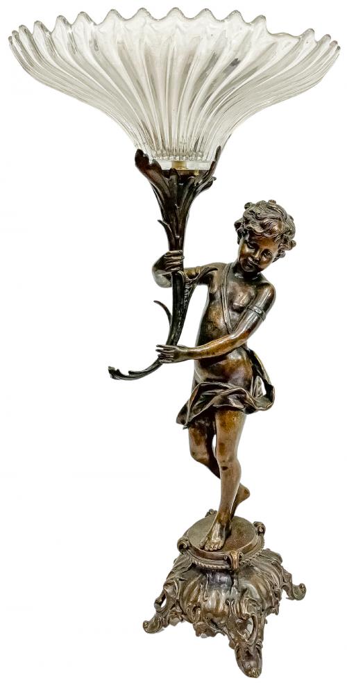 CENTRO ESCULTURA EN BRONCE DEL ÚLTIMO TERCIO DEL S.XX