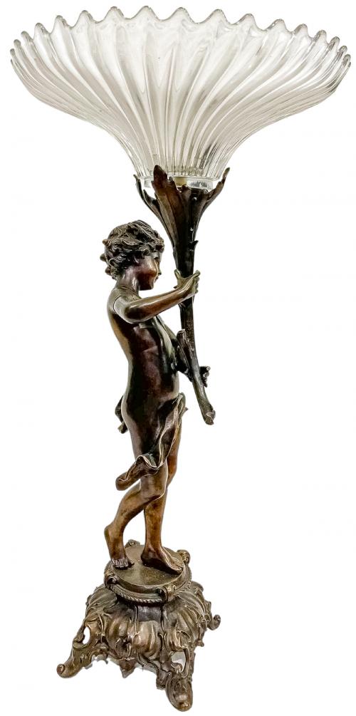 CENTRO ESCULTURA EN BRONCE DEL ÚLTIMO TERCIO DEL S.XX