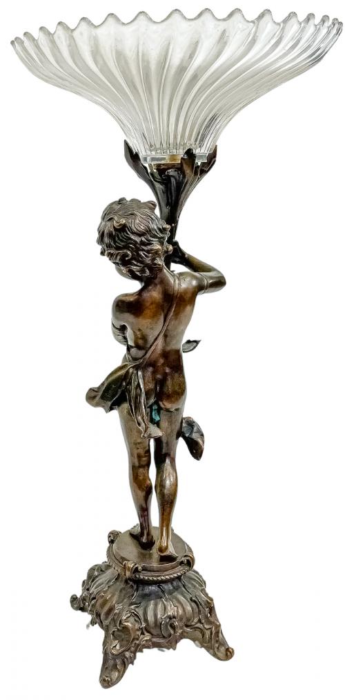 CENTRO ESCULTURA EN BRONCE DEL ÚLTIMO TERCIO DEL S.XX