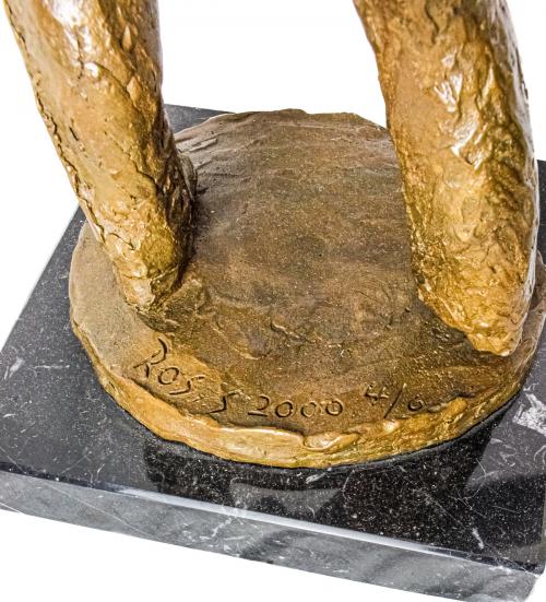 FIGURA EN BRONCE FIRMADA ROS