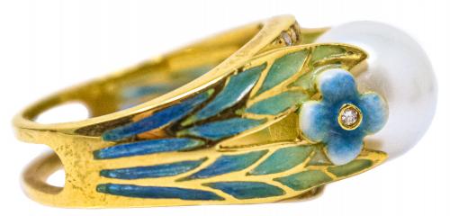 ADEREZO DE ESTILO MODERNISTA CON BRILLANTES