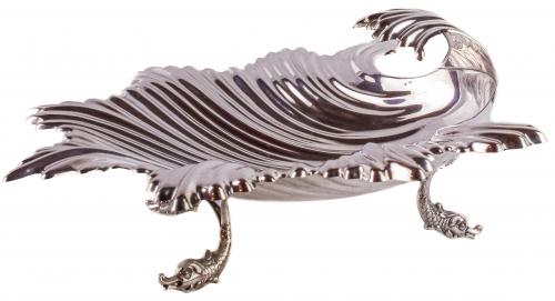 CENTRO DE MESA EN PLATA DEL ÚLTIMO CUARTO DEL S.XX