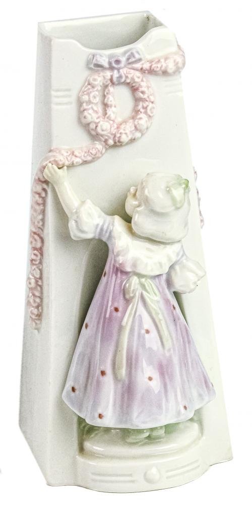 JARRÓN FLORERO DE PORCELANA