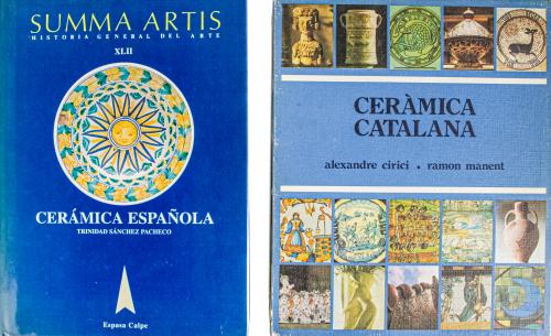 DOS LIBROS SOBRE CERÁMICA 