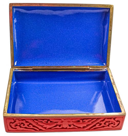 CAJA LACADA CHINA, DE LA PRIMER MITAD DEL S.XX