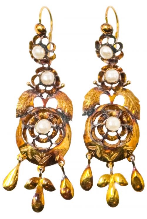 PENDIENTES ISABELINOS DEL S.XIX