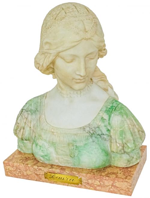 BUSTO EN MÁRMOL DE PRINCIPIOS DEL S.XX