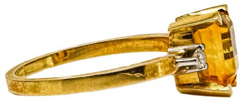 ANILLO CON TOPACIO IMPERIAL