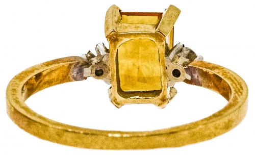 ANILLO CON TOPACIO IMPERIAL
