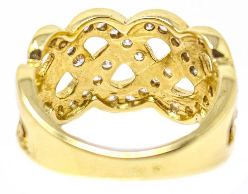 ANILLO ANCHO CON BRILLANTES