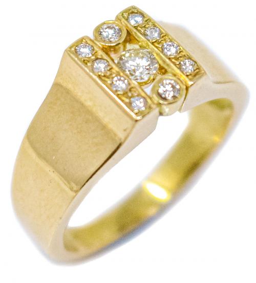 ANILLO CON BRILLANTES
