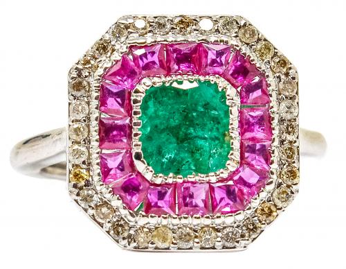 ANILLO ESTILO ART DECO