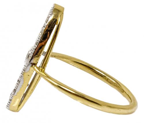 ANILLO LANZADERA ESTILO ART DECO