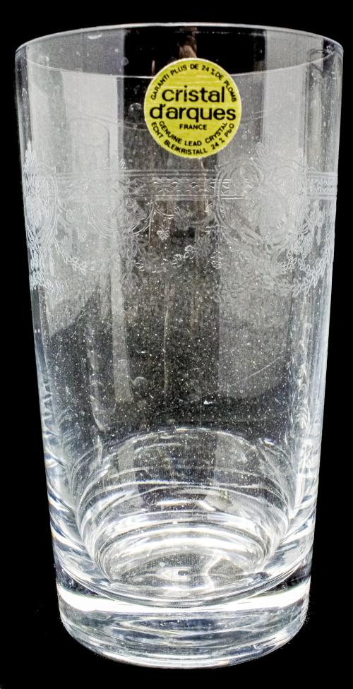 CUATRO VASOS EN CRISTAL  "D&#39;ARQUES"